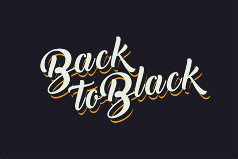 back to black font free download